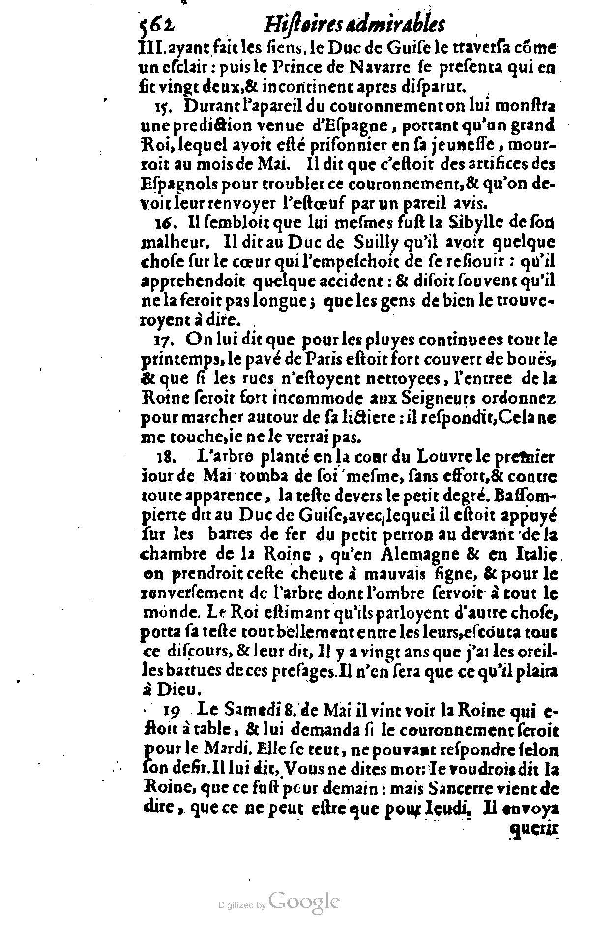 1628 - Jacques Crespin - Trésor d’histoires admirables et mémorables - BSB Munich 1628 - Jacques Crespin - Trésor d’histoires admirables et mémorables - BSB Munich