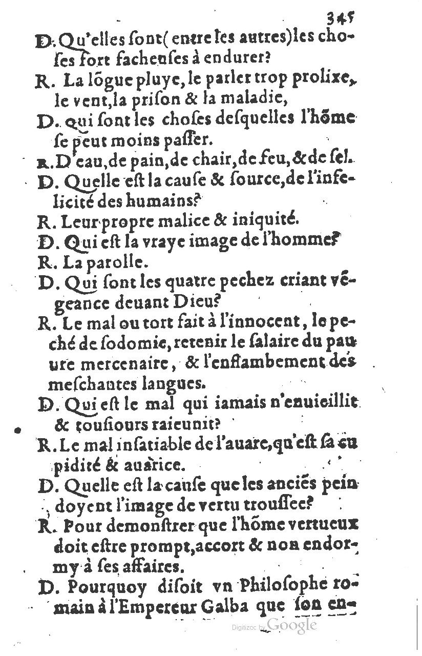 1581 - Nicolas Bonfons  - Trésor des sentences dorées - Princeton