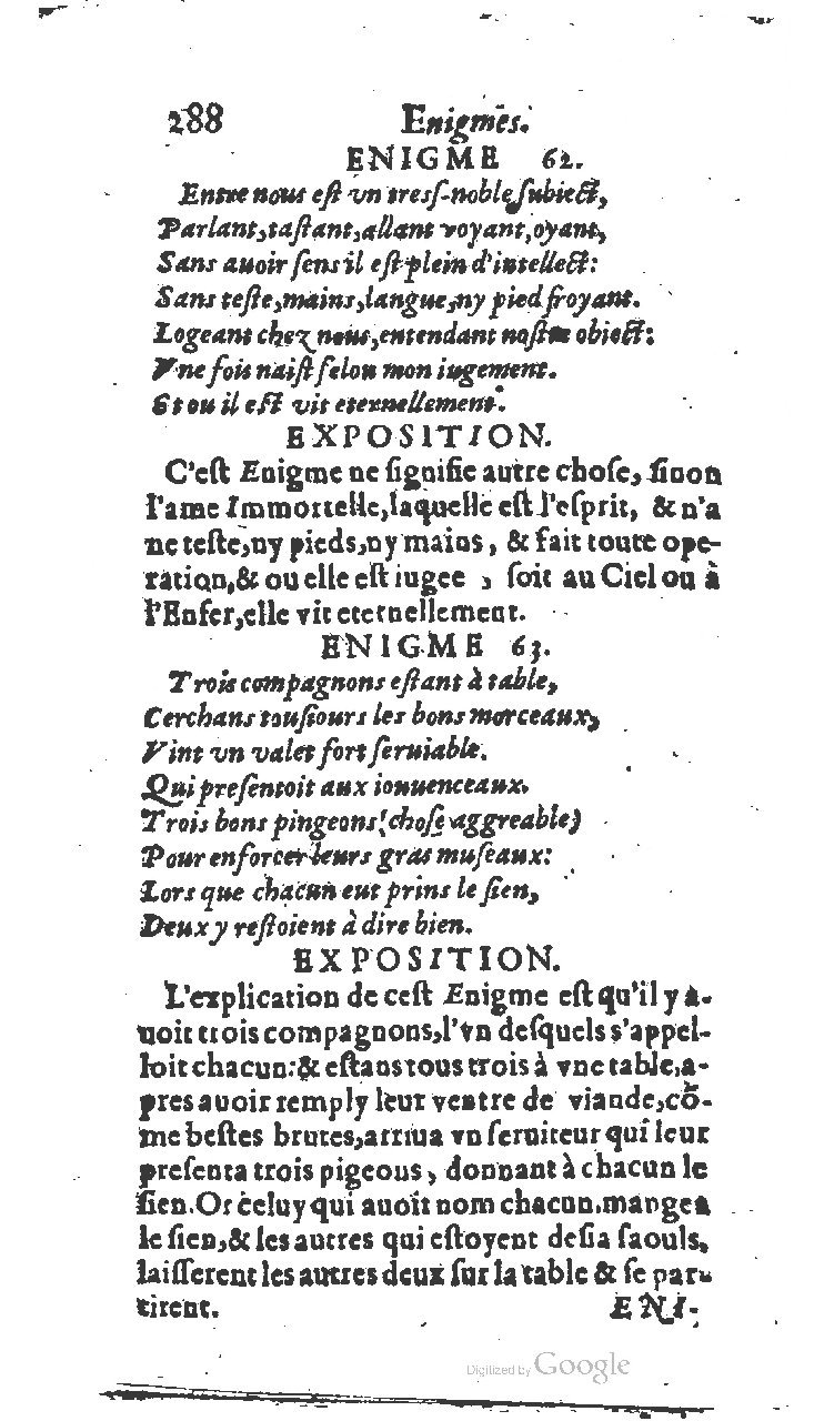 1611 - Jean Osmont - Trésor des récréations - BSB Munich