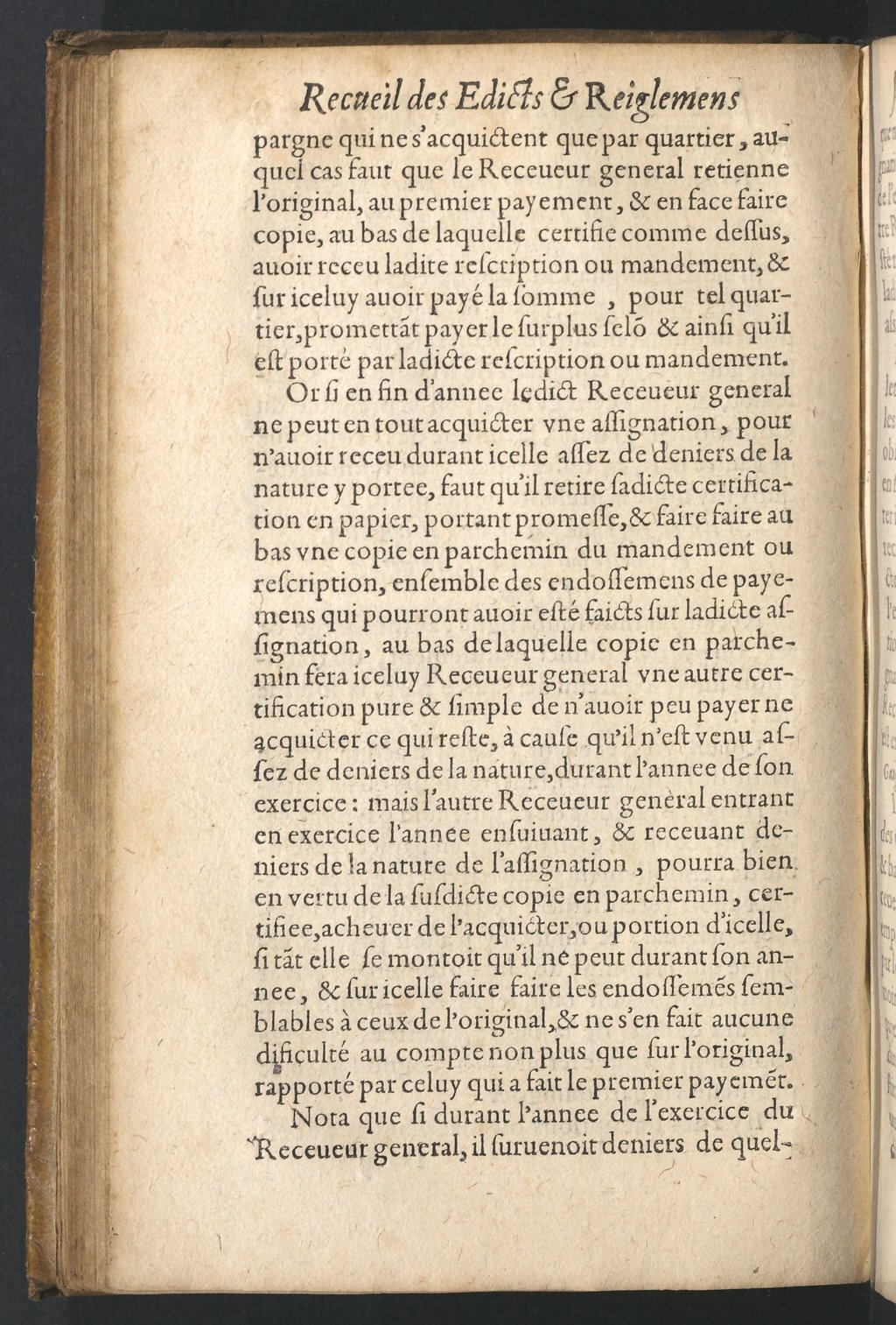 1599 - Claude de Monstr’oeil et Jean Richer - Trésor des instructions des finances - BnF