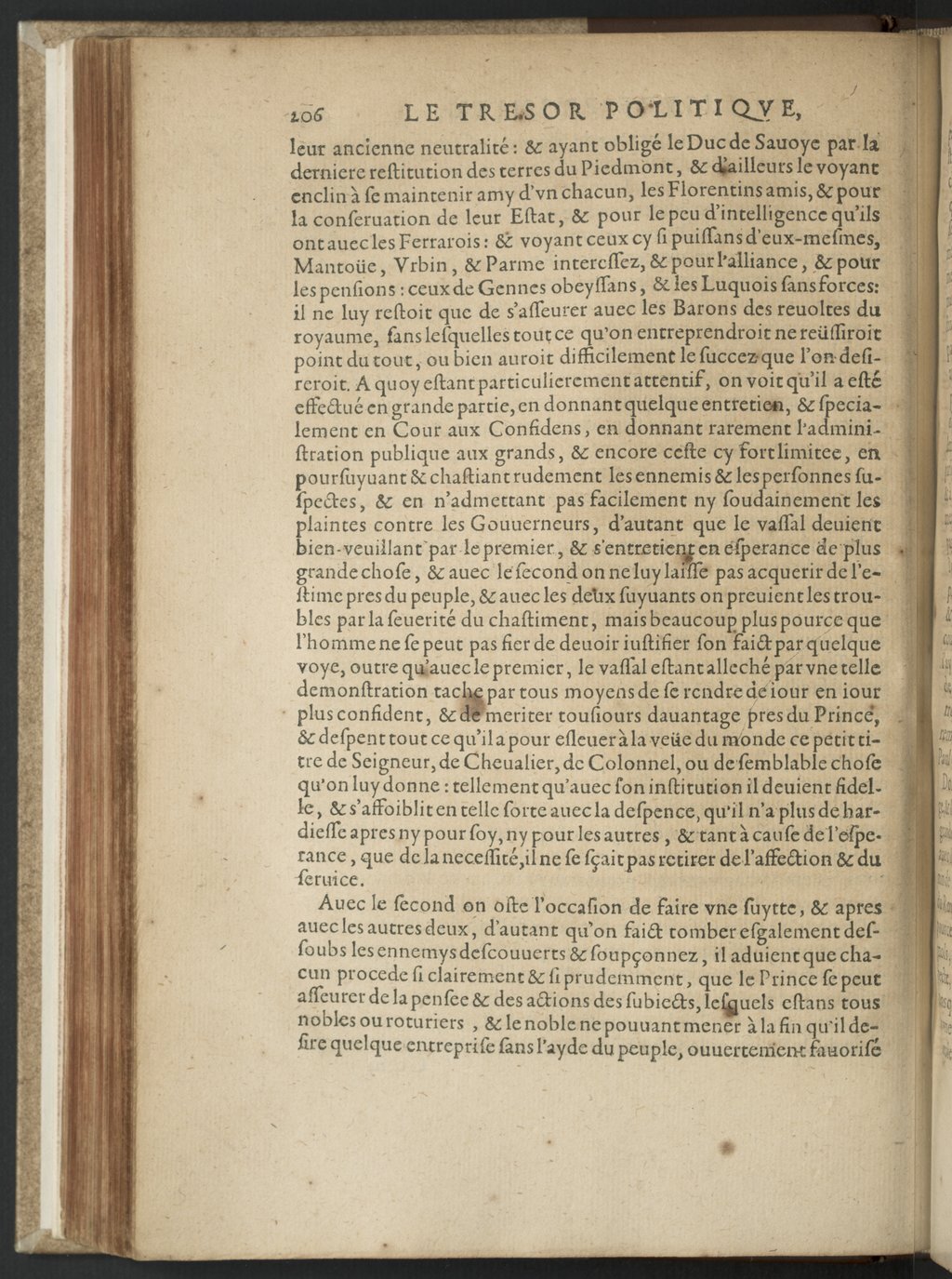 1608 - Nicolas Du Fossé - Trésor politique - BnF Tolbiac