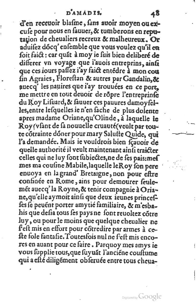 1559 - Étienne Groulleau - Trésor des Amadis - UGent