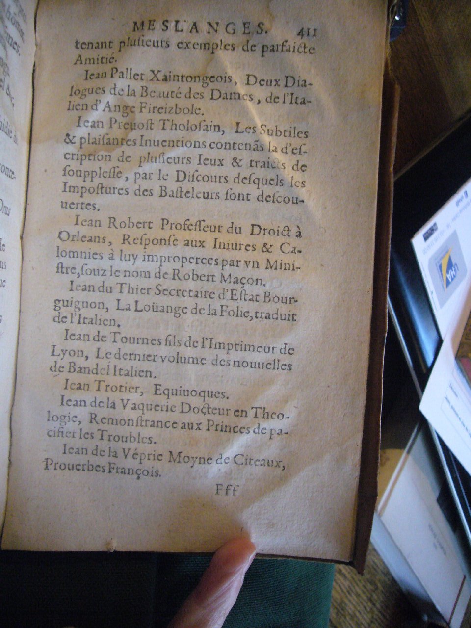 1602 - François Jacquin - Trésor des bons esprits français - BnF Arsenal
