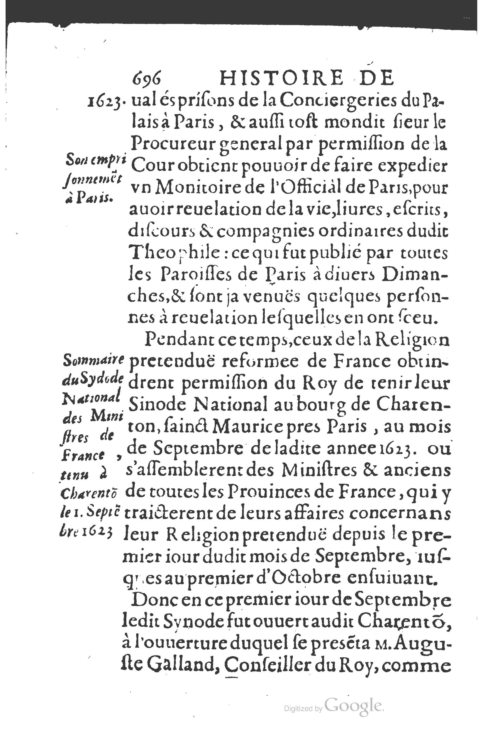 1626 - Joseph Bouillerot - Trésor de l’histoire générale de notre temps - BSB Munich