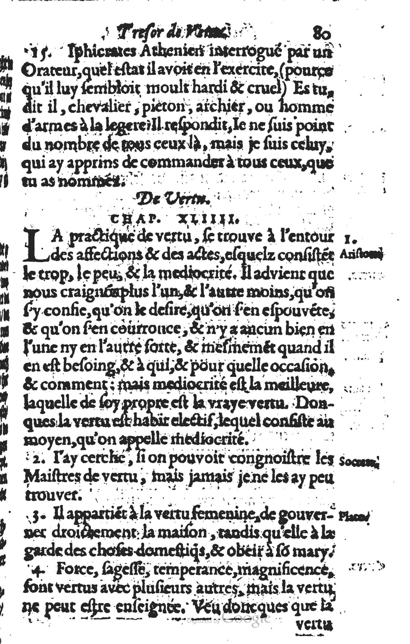1594 - Cornelis Claesz - Trésor de vertu - BU Leiden 1594 - Cornelis Claesz - Trésor de vertu - BU Leiden