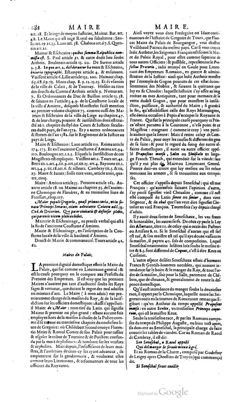 1629 - Veuve Nicolas Buon - Trésor du droit français (21754 T. 2) - BM Lyon