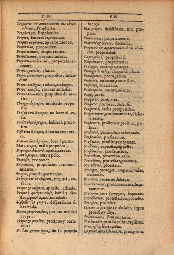 1607 - Marc Orry - Trésor des deux langues espagnole et française (Première et Seconde parties) - ÖNB Wien 1607 - Marc Orry - Trésor des deux langues espagnole et française (Première et Seconde parties) - ÖNB Wien