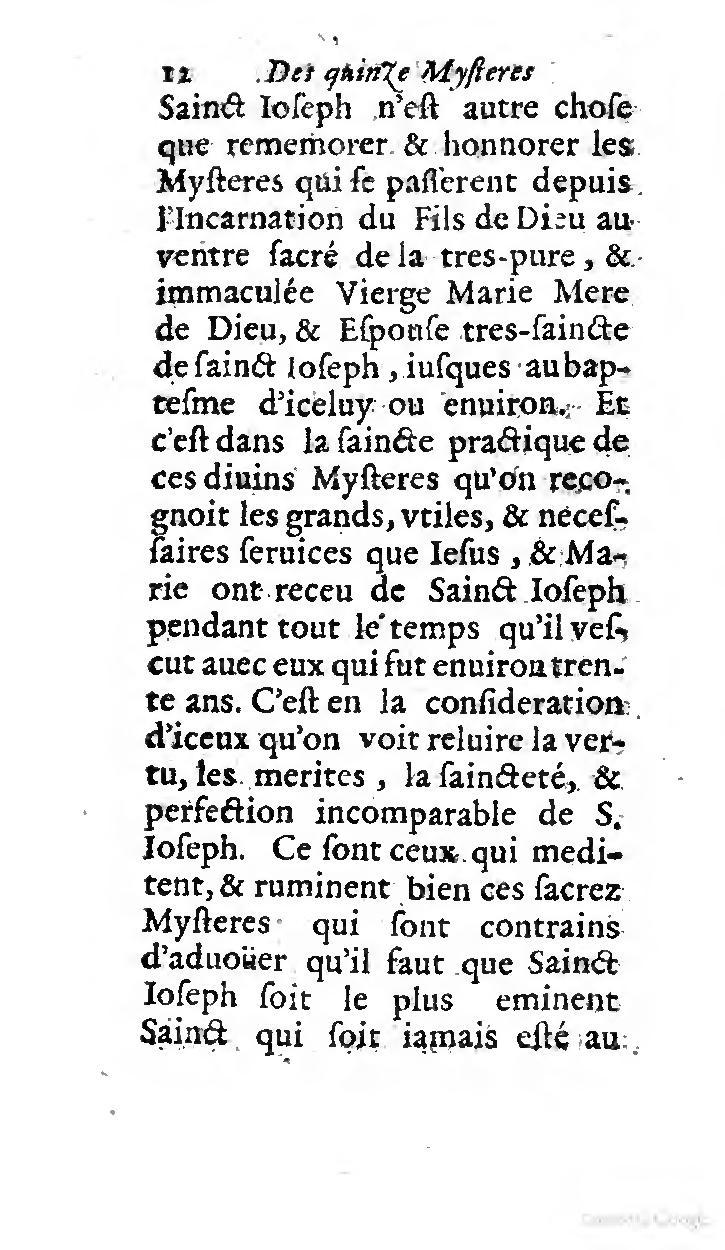 1646 - Jean Piot - Trésor inestimable de Saint-Joseph - BNC Rome