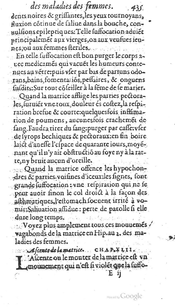 1585 - Jacques du Puis - Trésor des remèdes secrets pour les maladies des femmes - BnF