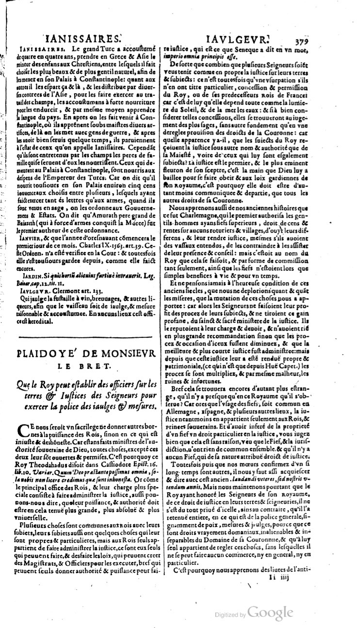 1629 - Veuve Nicolas Buon - Trésor du droit français (21754 T. 2) - BM Lyon