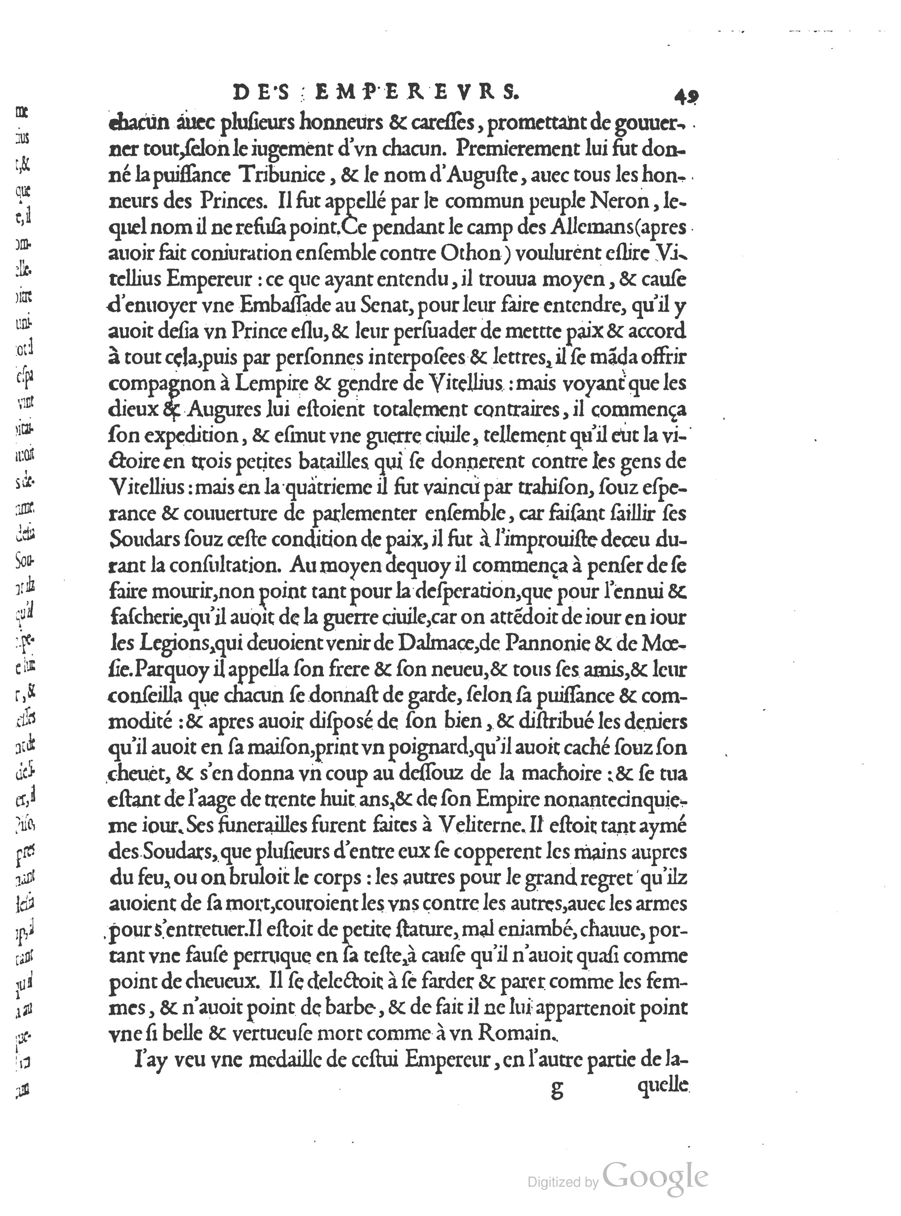 1553 - Jacopo Strada et Thomas Guérin - Épitome du Trésor des antiquités - BM Lyon