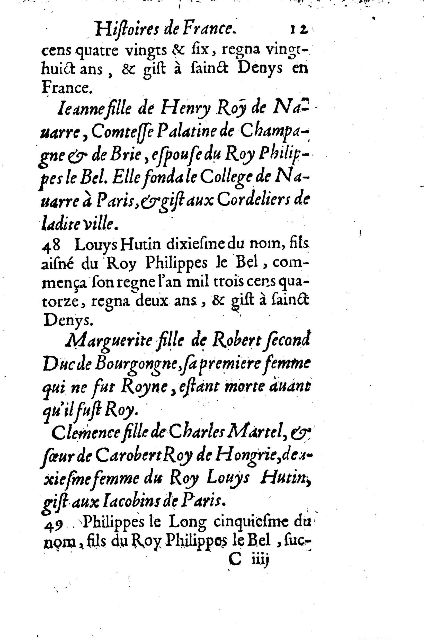 1633 - Jean Corrozet - Trésor des histoires de France - BM Lyon 1633 - Jean Corrozet - Trésor des histoires de France - BM Lyon