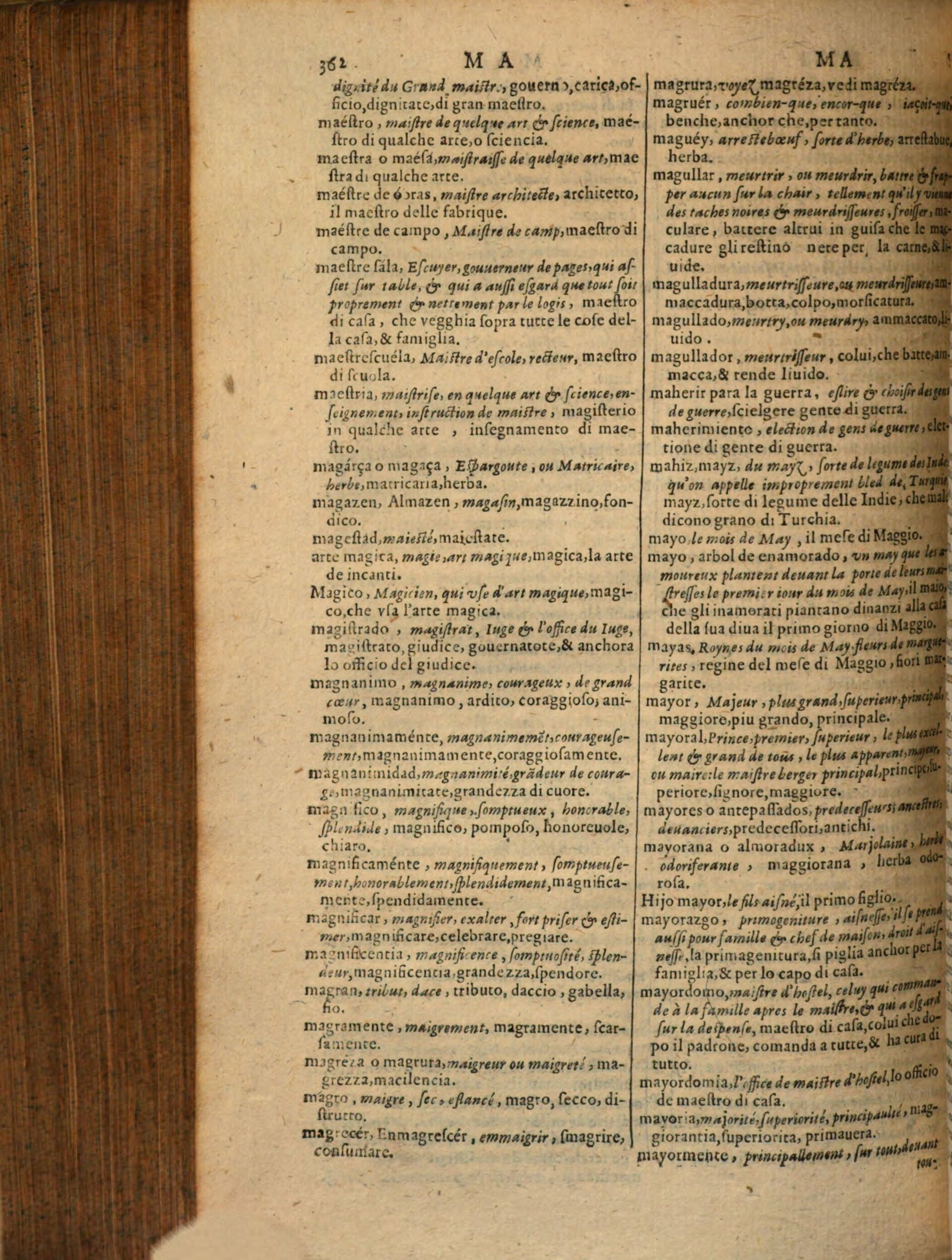1617 - Samuel Crespin - Trésor des trois langues espagnole, française et italienne (Première partie) - Regensburg