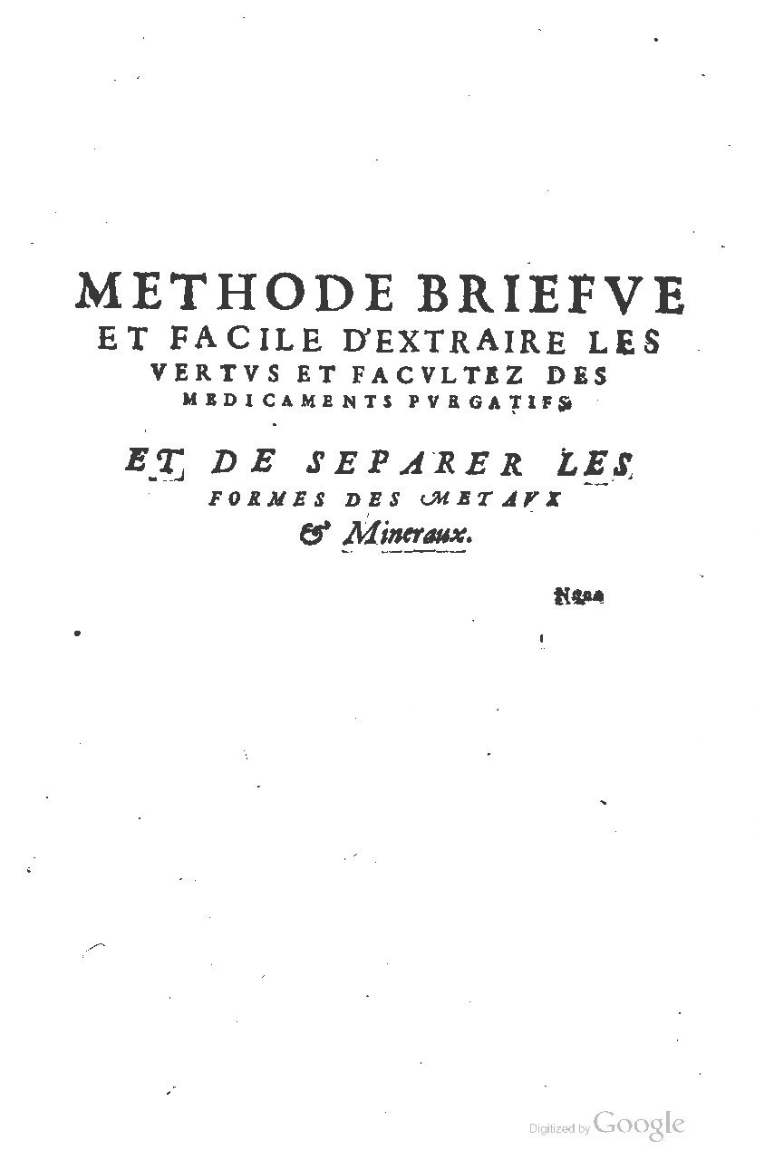 1616 - Étienne Gamonet - Grand trésor ou dispensaire - BSB Munich