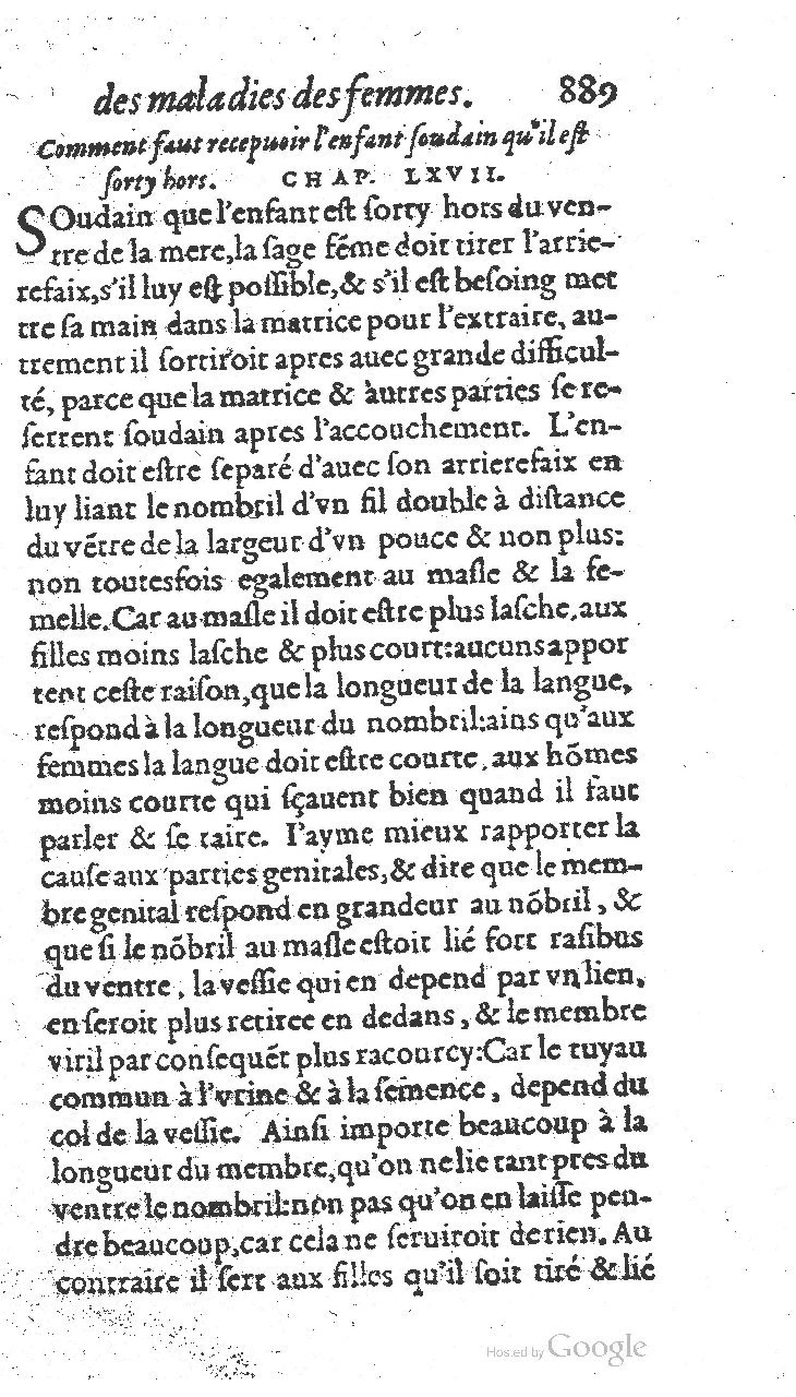 1585 - Jacques du Puis - Trésor des remèdes secrets pour les maladies des femmes - BnF