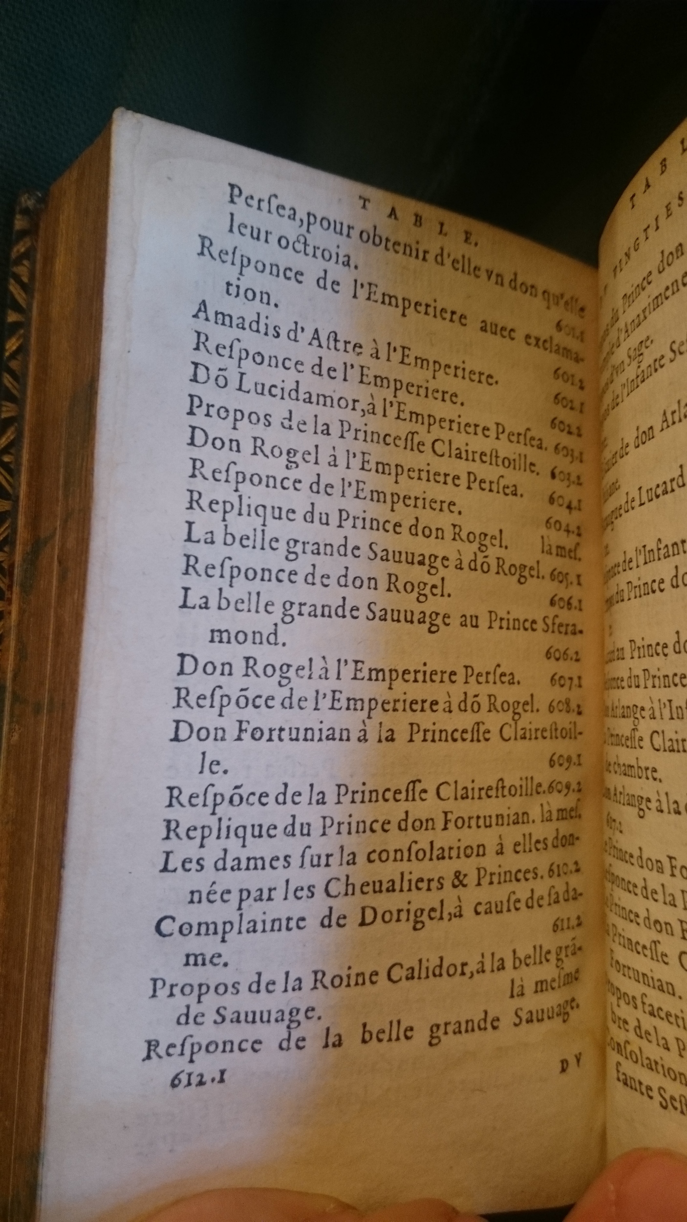 1582 - Jean Huguetan - Trésor des Amadis - BnF Arsenal