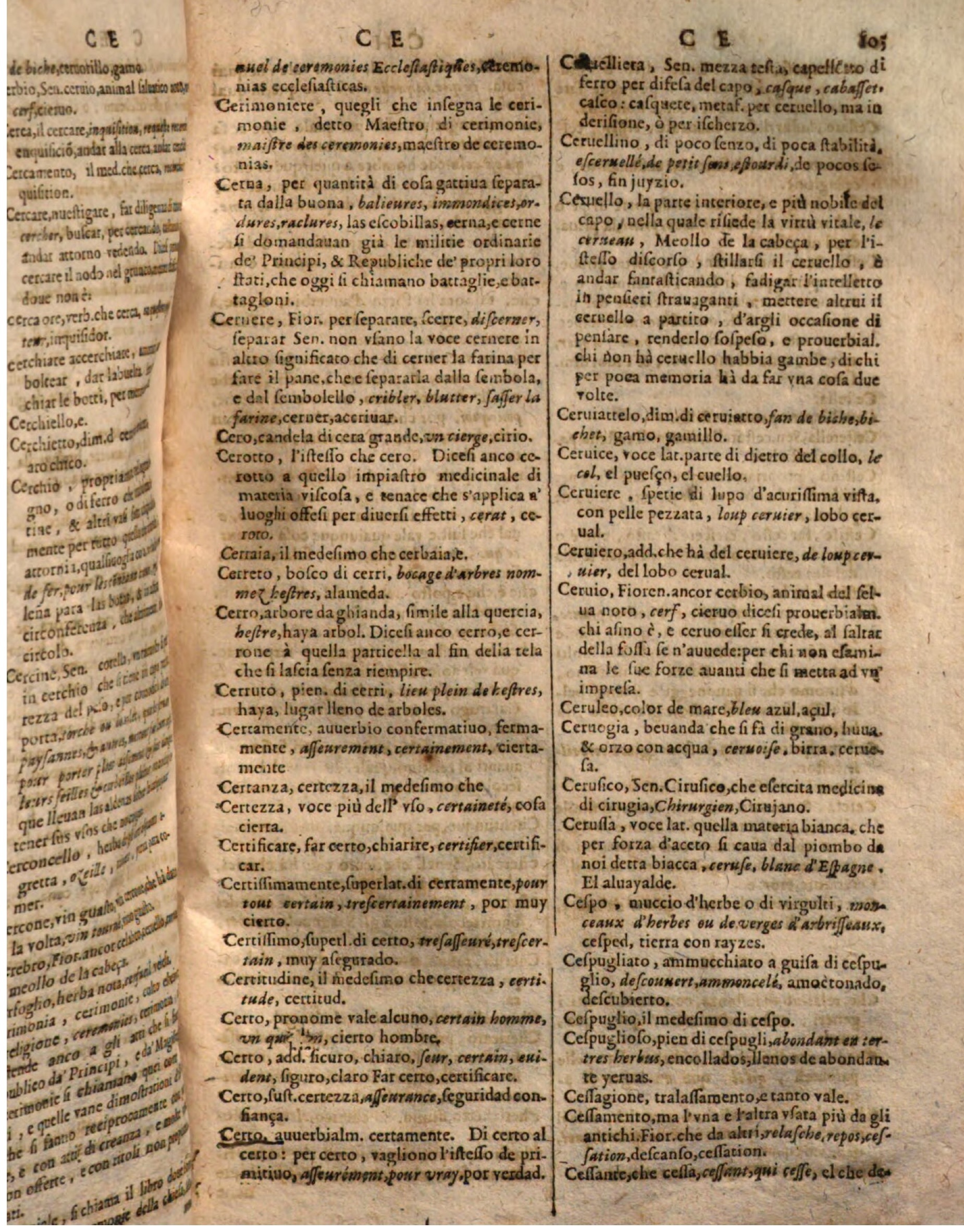1644 - Jacques Crespin - Trésor des trois langues - Passau 1644 - Jacques Crespin - Trésor des trois langues - Passau