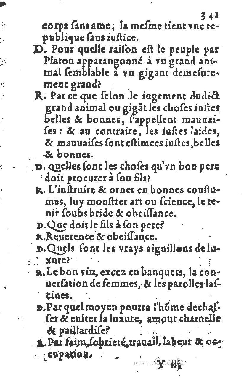 1581 - Nicolas Bonfons  - Trésor des sentences dorées - Princeton