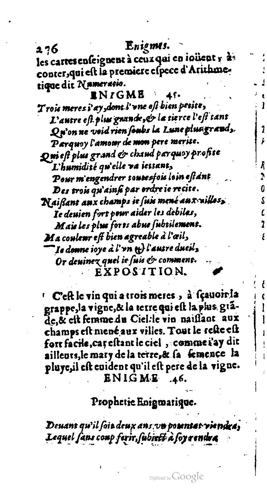 1611 - Romain de Beauvais - Trésor des récréations - BM Lyon 1611 - Romain de Beauvais - Trésor des récréations - BM Lyon