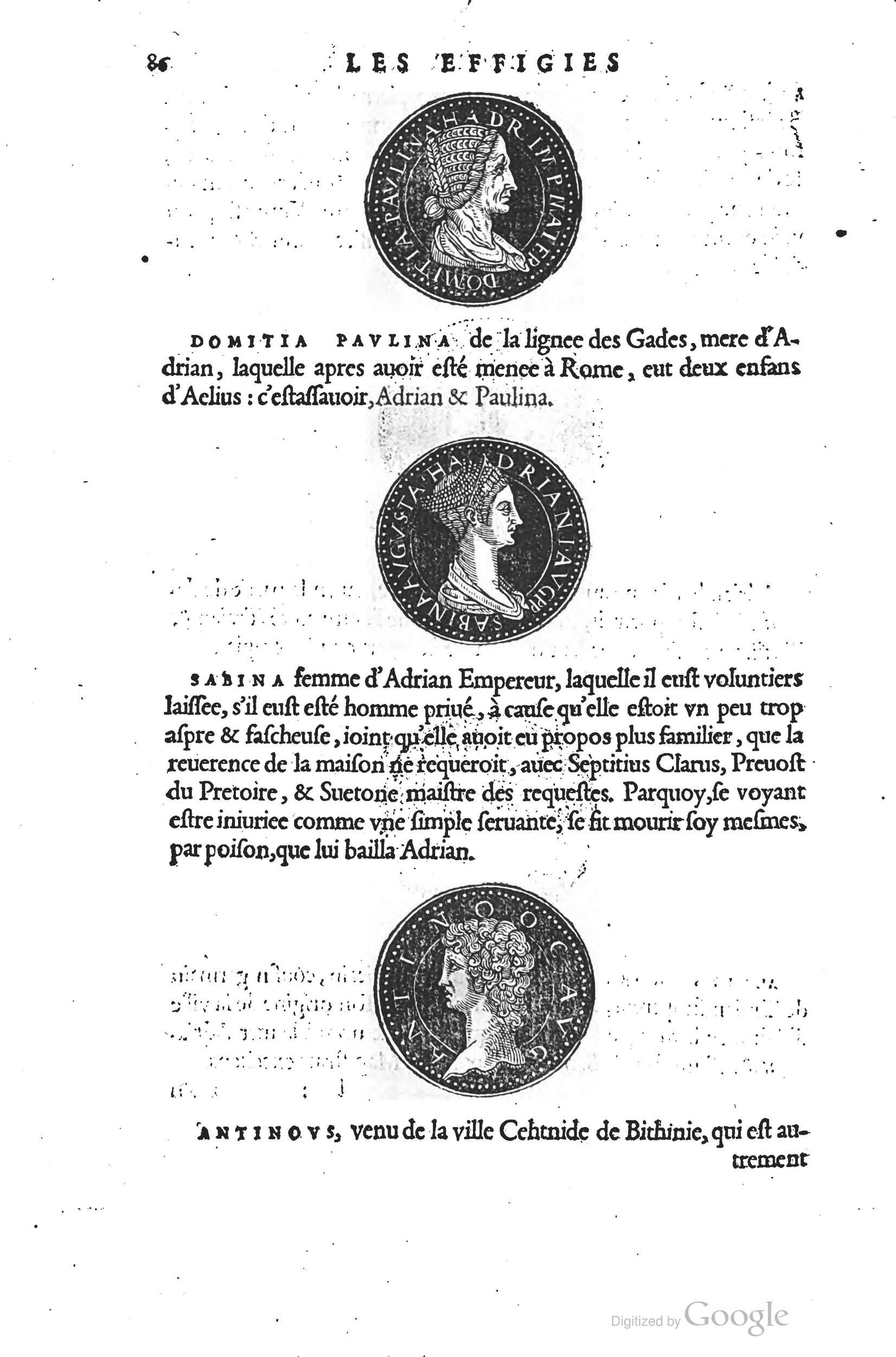 1553 - Jacopo Strada et Thomas Guérin - Épitome du Trésor des antiquités - Prague