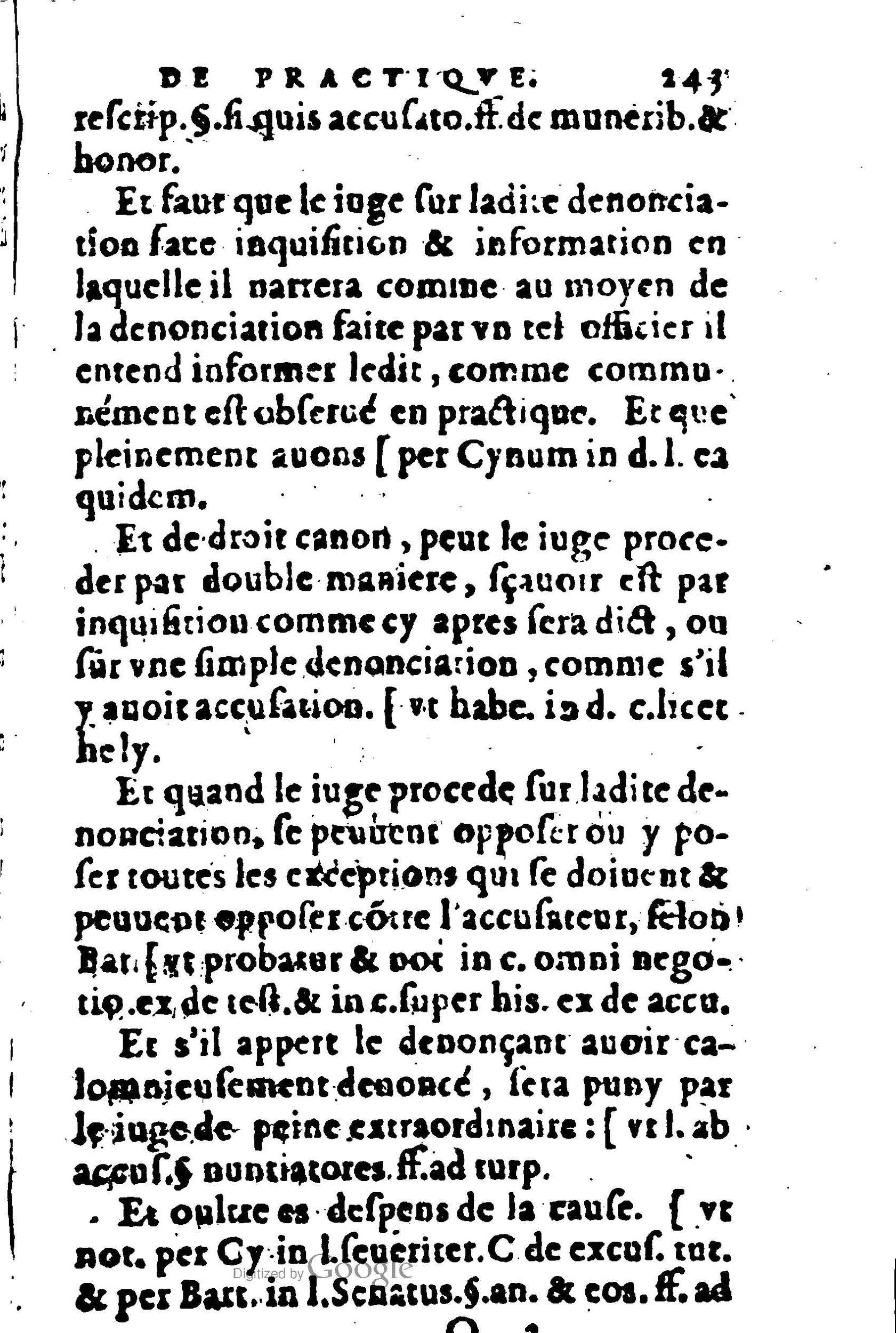 1605 - Pierre Rigaud - Trésor de pratique pour les juges - BM Lyon 1605 - Pierre Rigaud - Trésor de pratique pour les juges - BM Lyon