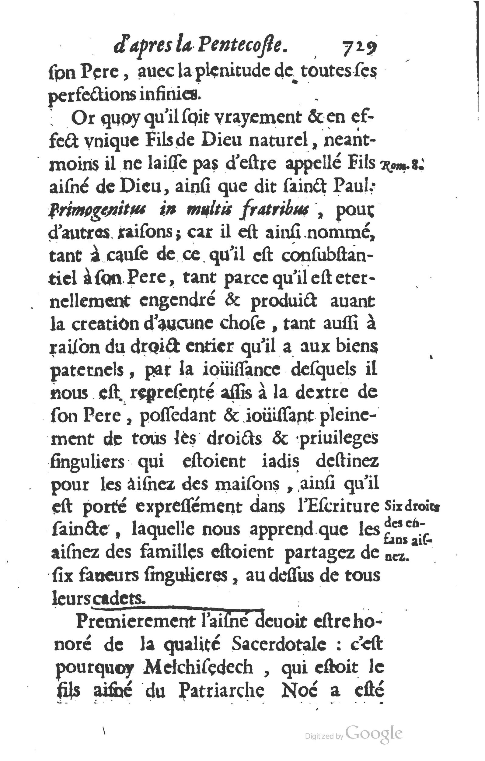 1629 - Manassés de Préaulx - Sermons ou Trésors de la piété chrétienne - BM Lyon