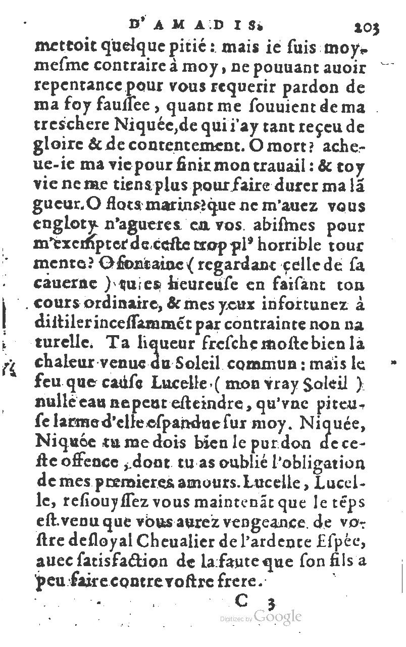1582 - Jean Huguetan - Trésor des Amadis T. 1 - BM Lyon 1582 - Jean Huguetan - Trésor des Amadis T. 1 - BM Lyon
