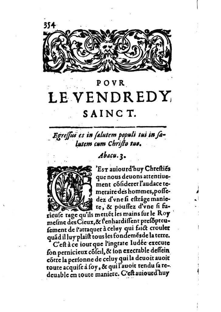 1607 - Nicolas Du Fossé - Trésor quadragésimal - T 02 - BM Lyon