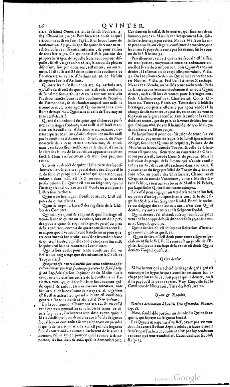 1629 - Veuve Nicolas Buon - Trésor du droit français (21754 T. 3) - BM Lyon