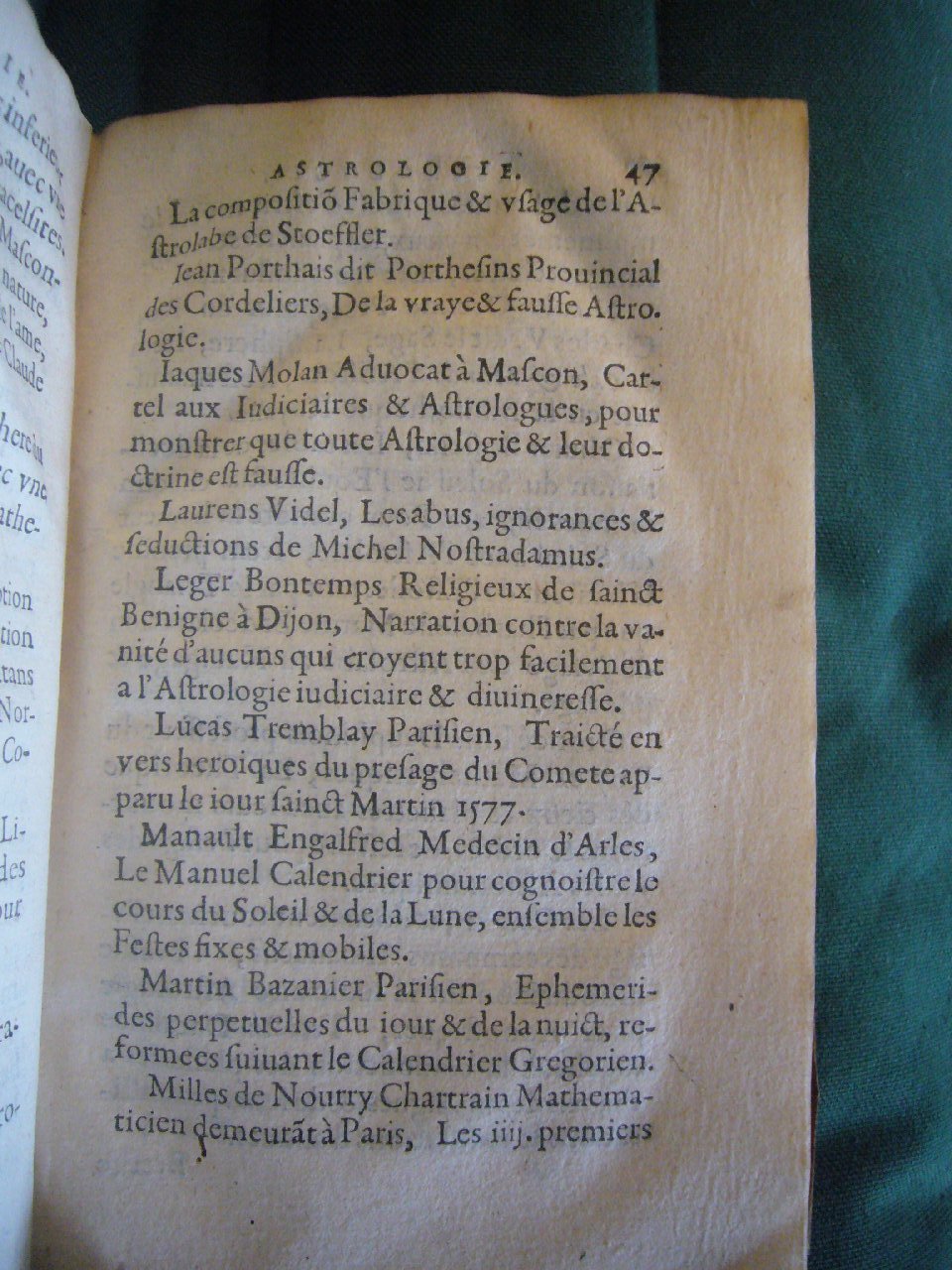 1602 - François Jacquin - Trésor des bons esprits français - BnF Arsenal