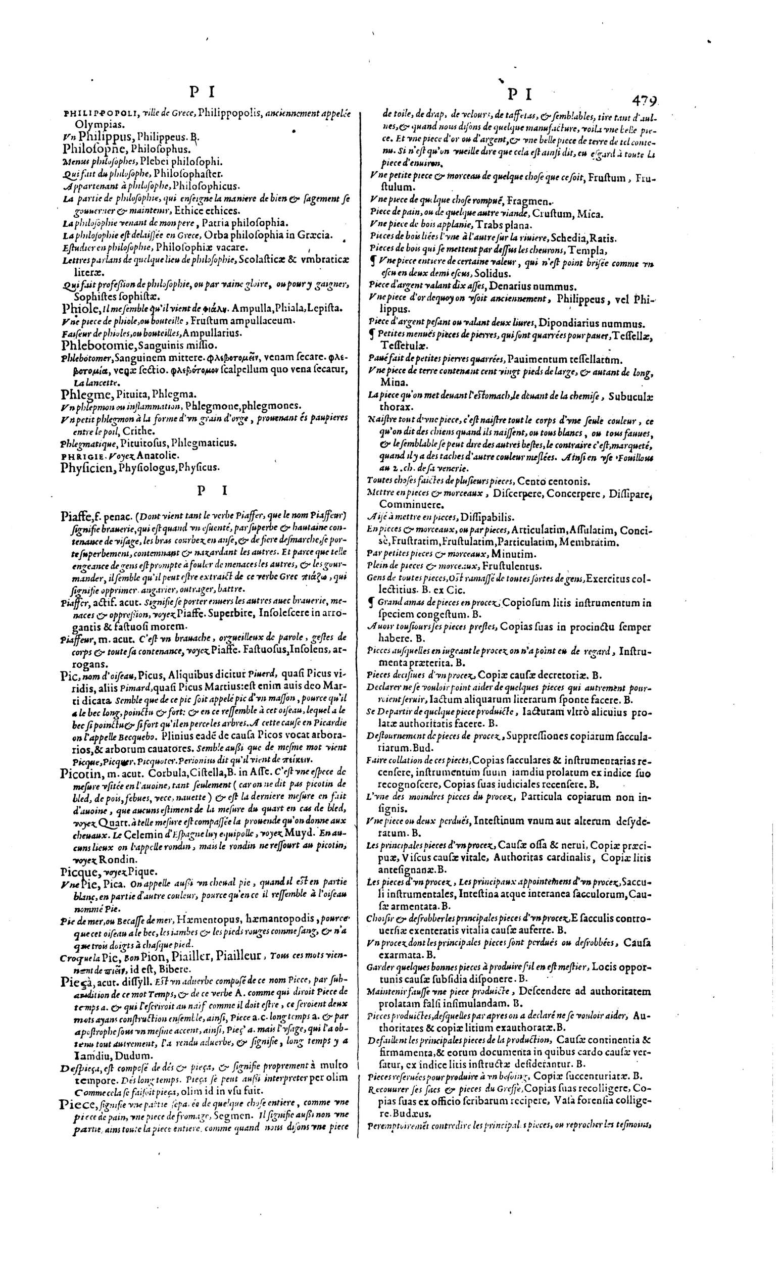 1606 - David Douceur - Trésor de la langue française - BM Lyon 1606 - David Douceur - Trésor de la langue française - BM Lyon