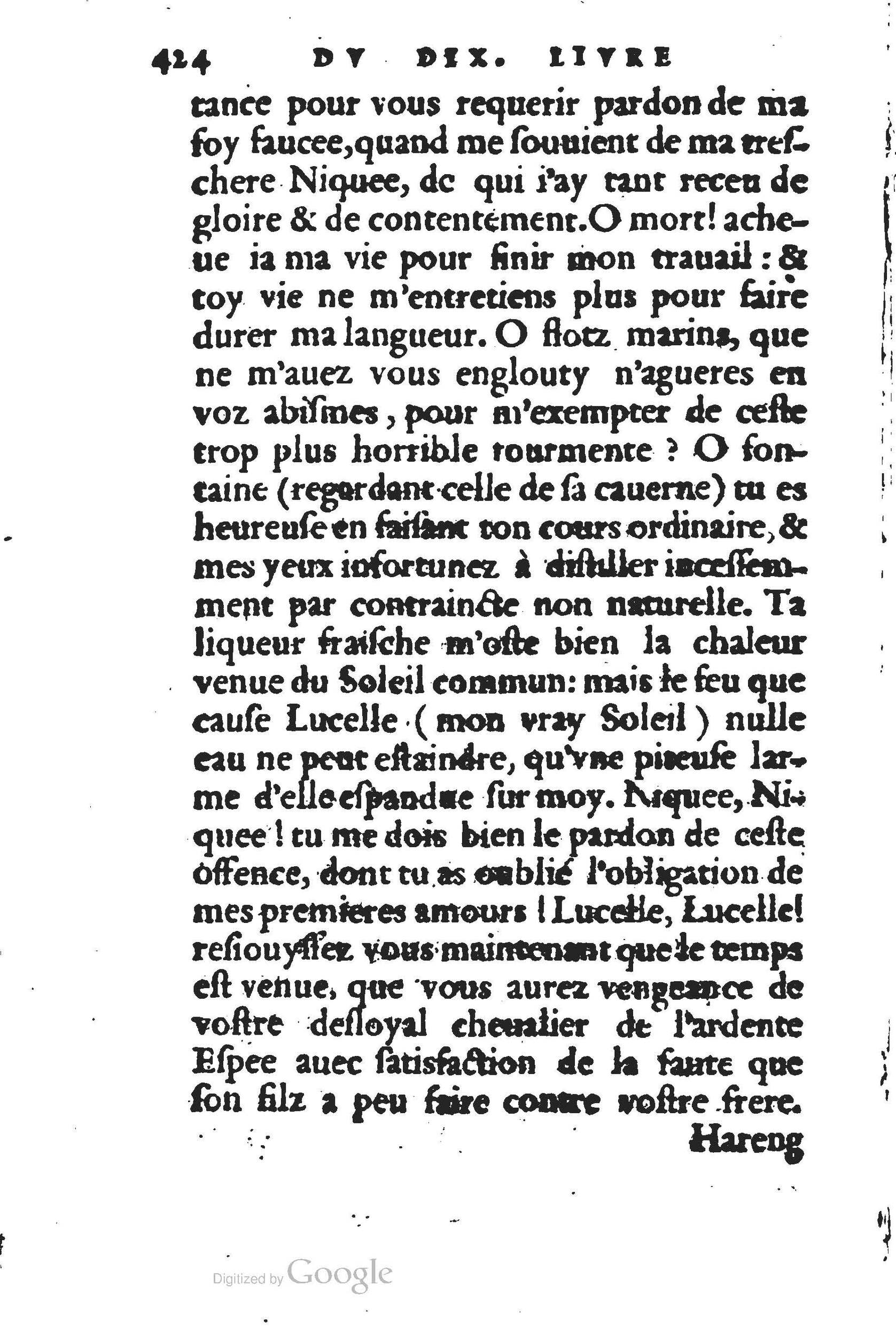 1560 - Jean d’Ogerolles et Gabriel Cotier Lyon - Trésor des Amadis - BSB Munich
