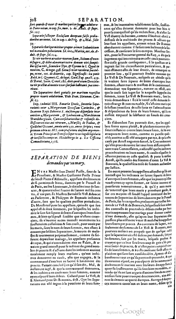 1629 - Veuve Nicolas Buon - Trésor du droit français (21754 T. 3) - BM Lyon