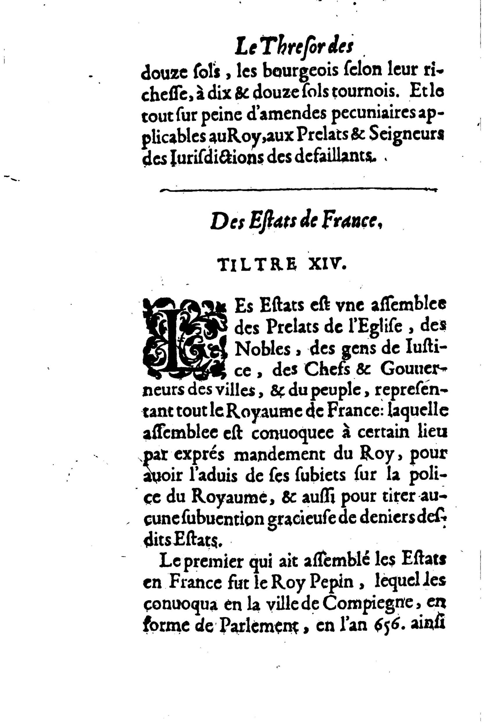 1633 - Jean Corrozet - Trésor des histoires de France - BM Lyon 1633 - Jean Corrozet - Trésor des histoires de France - BM Lyon
