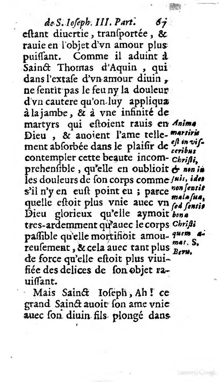 1646 - Jean Piot - Trésor inestimable de Saint-Joseph - BNC Rome