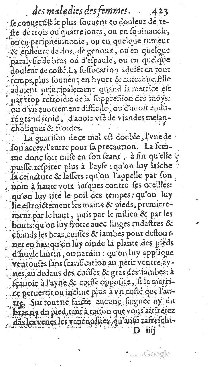 1585 - Jacques du Puis - Trésor des remèdes secrets pour les maladies des femmes - BnF