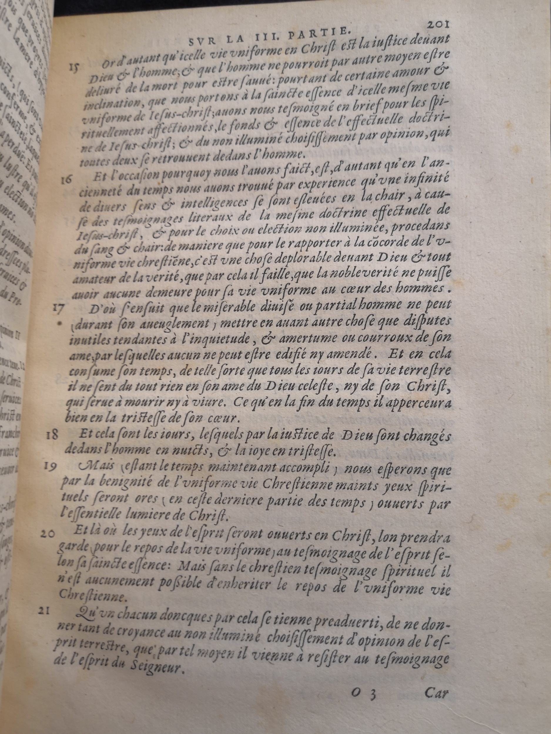 1581c. - Christophe Plantin - Le Livre des témoignages du Trésor caché au champ (Livres 2, 4, 6 et 7) - Anvers Musée Plantin Moretus