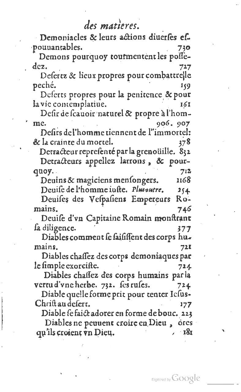 1607 - Nicolas Du Fossé - Trésor quadragésimal - T 01 - BM Lyon