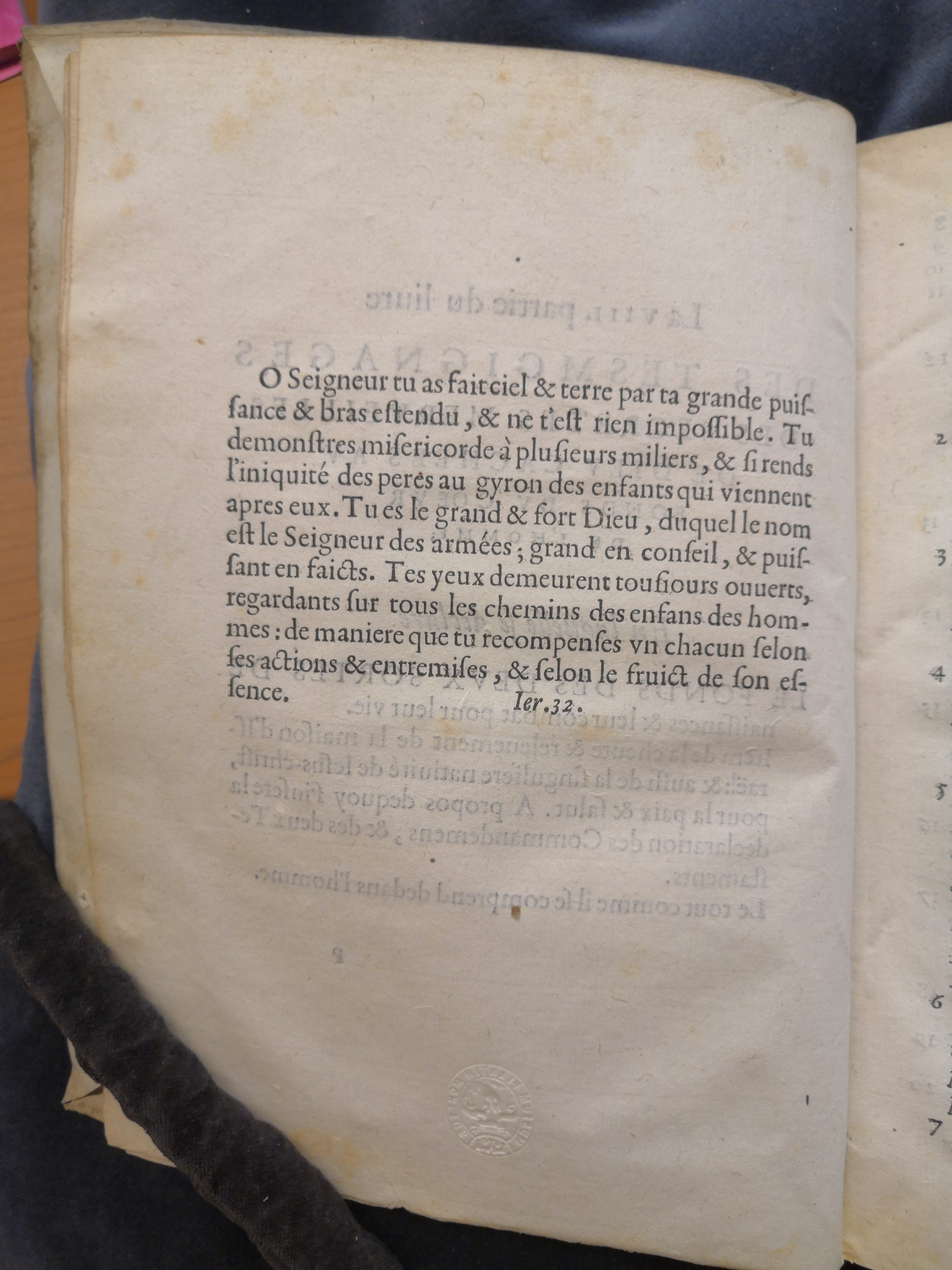 1581c. - Christophe Plantin - Le Livre des témoignages du Trésor caché au champ (Livres 2, 4, 6 et 7) - Anvers Musée Plantin Moretus