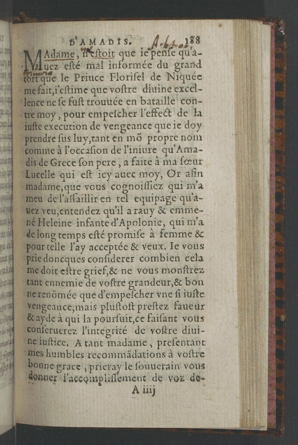 1564 - Vincent Norment et Jeanne Bruneau - Trésor des Amadis - BnF