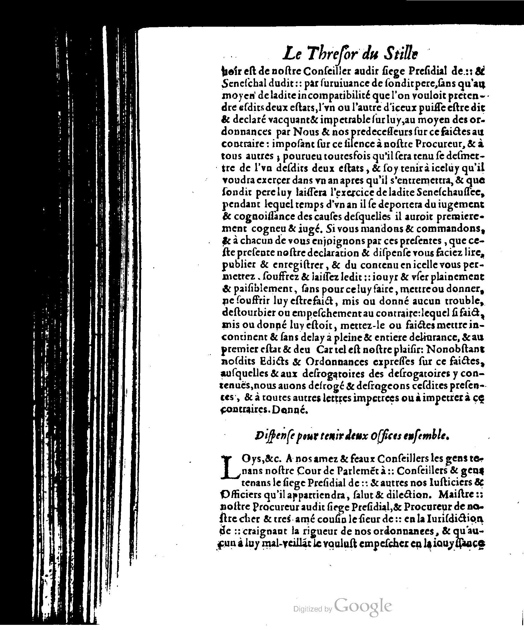 1614 - Jean Richer - Trésor du nouveau style et protocole de la chancellerie de France - BSB Munich