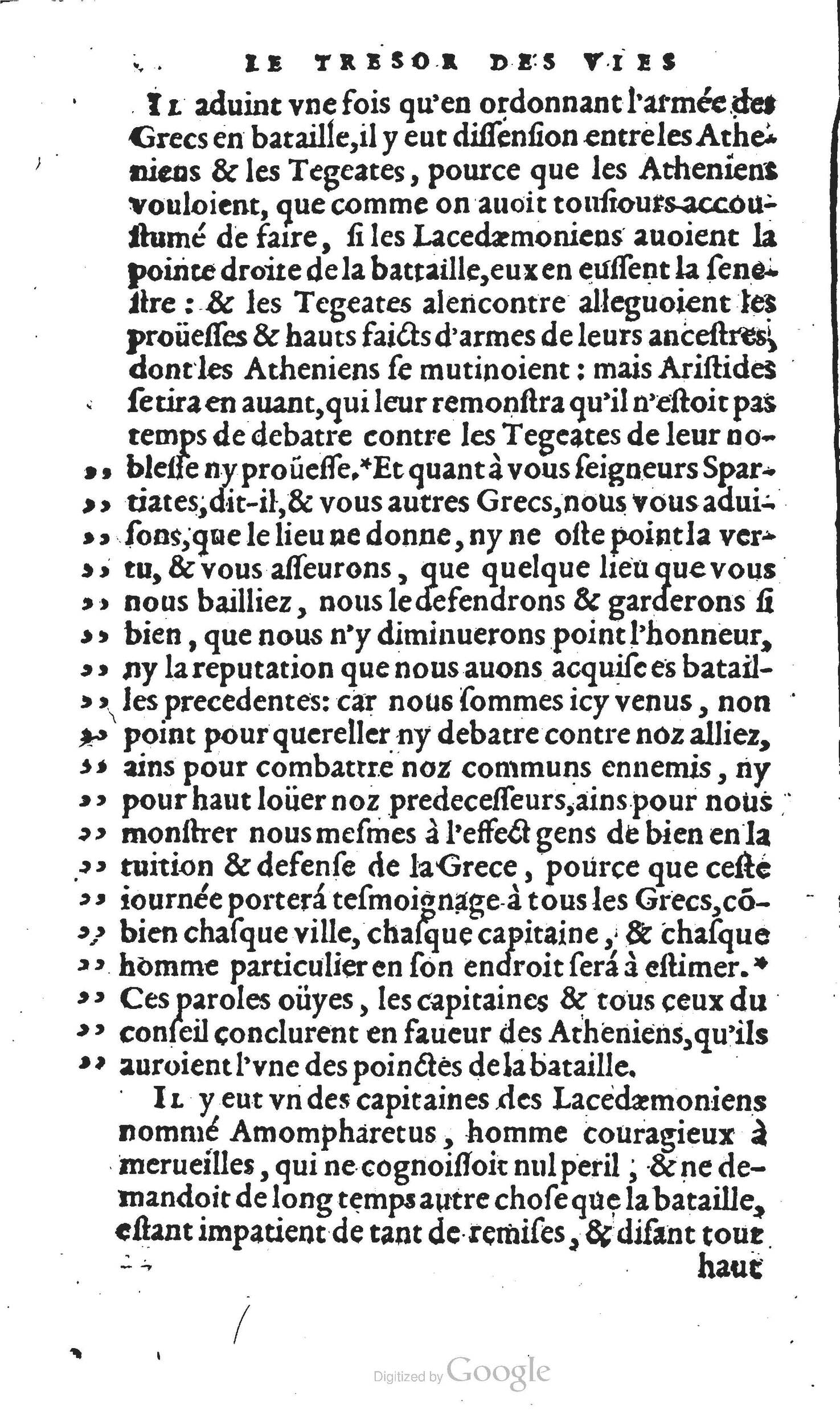 1567 - Willem Silvius - Trésor des vies de Plutarque - Anvers Musée Plantin-Moretus