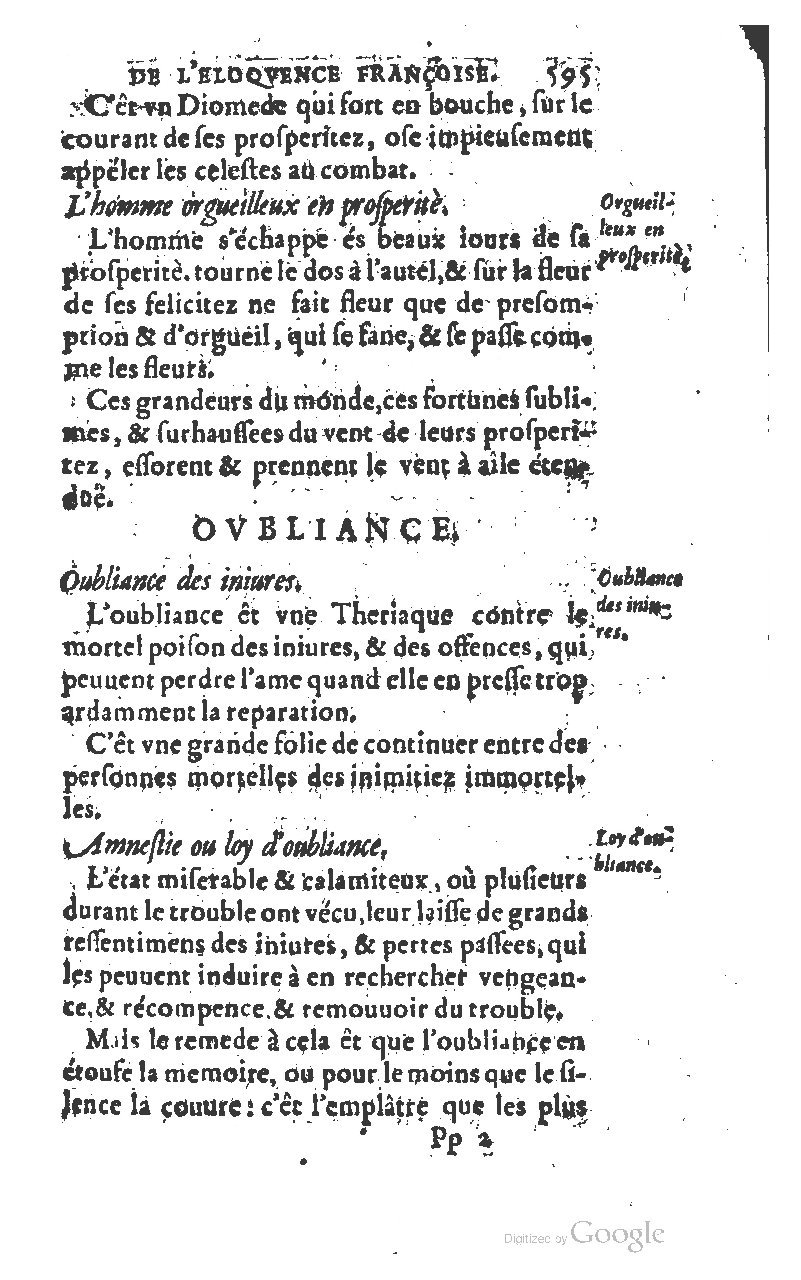 1610 - Louis Coste - Trésor de l’éloquence française (Seconde partie) - BM Lyon