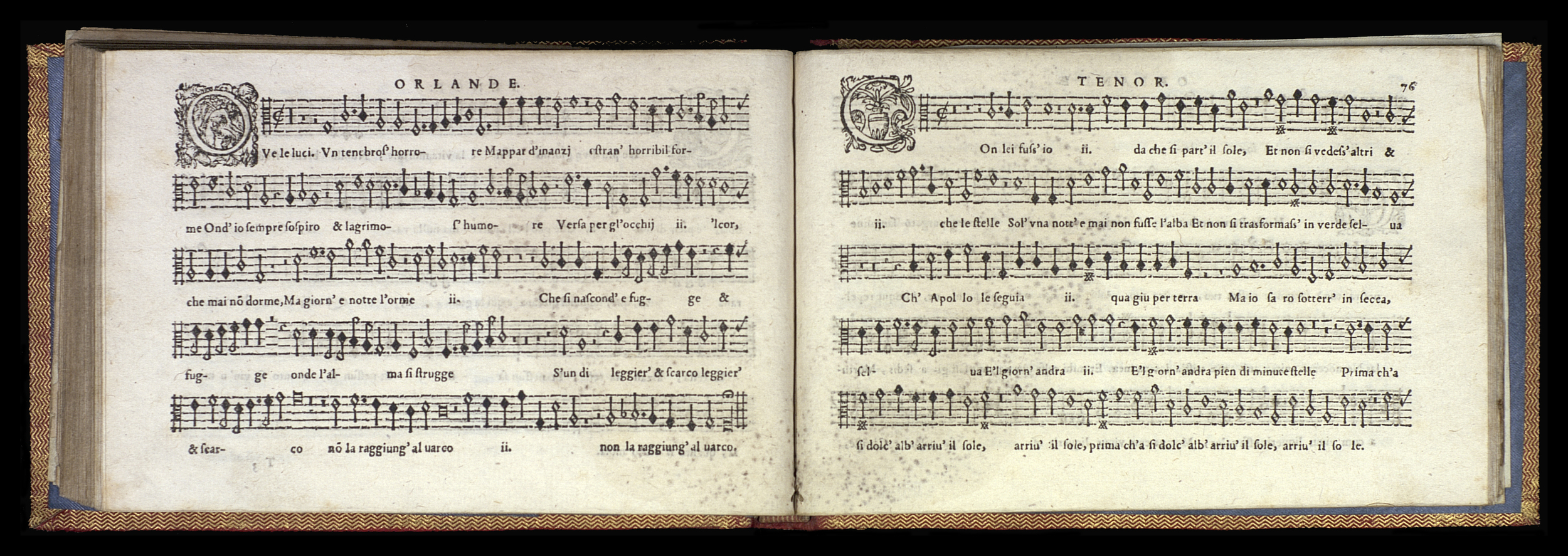 1582 - [Pierre de Saint-André] - Trésor de musique d’Orlande de Lassus Tenor - Mons