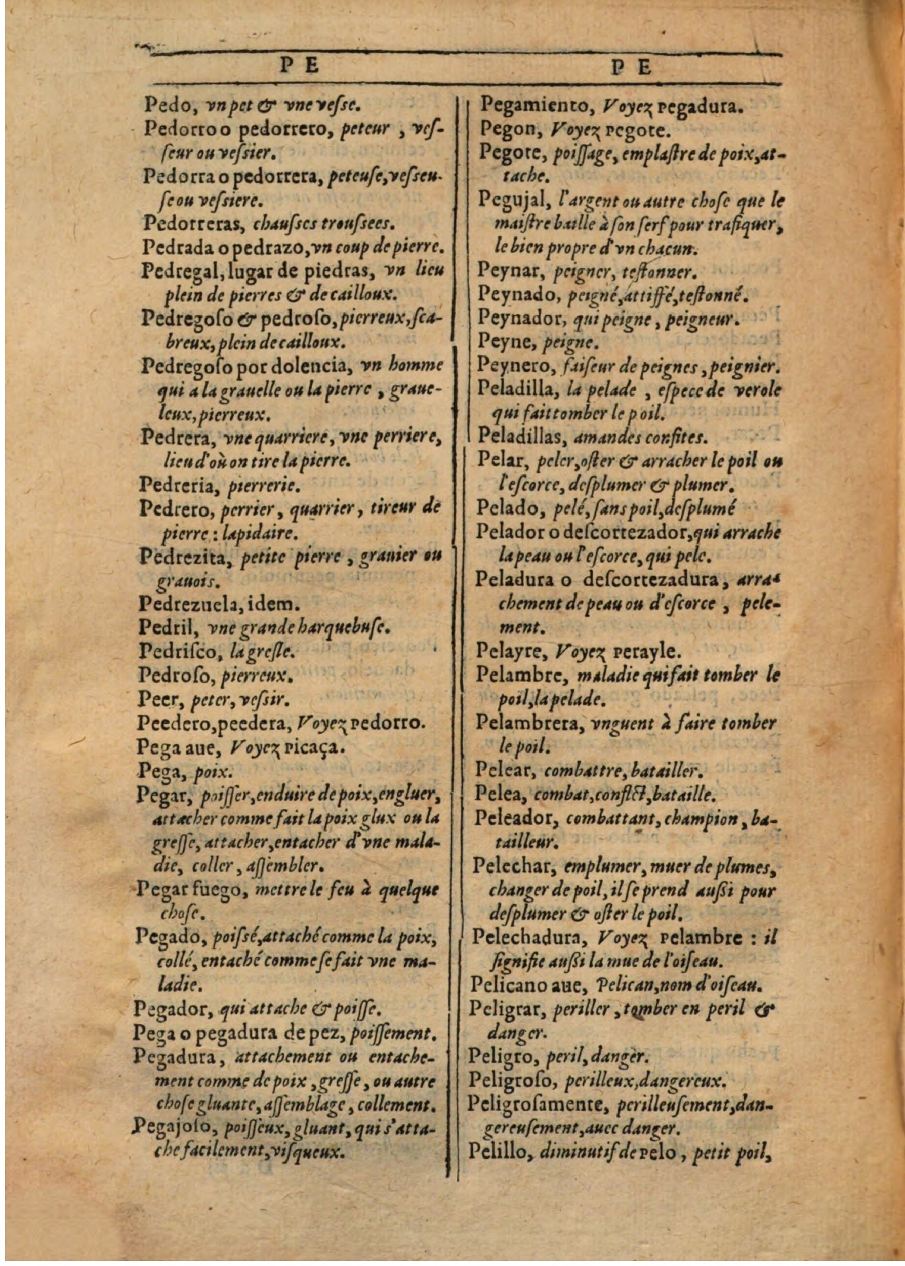 1607 - Marc Orry - Trésor des deux langues espagnole et française (Première partie) - BSB Munich 1607 - Marc Orry - Trésor des deux langues espagnole et française (Première partie) - BSB Munich