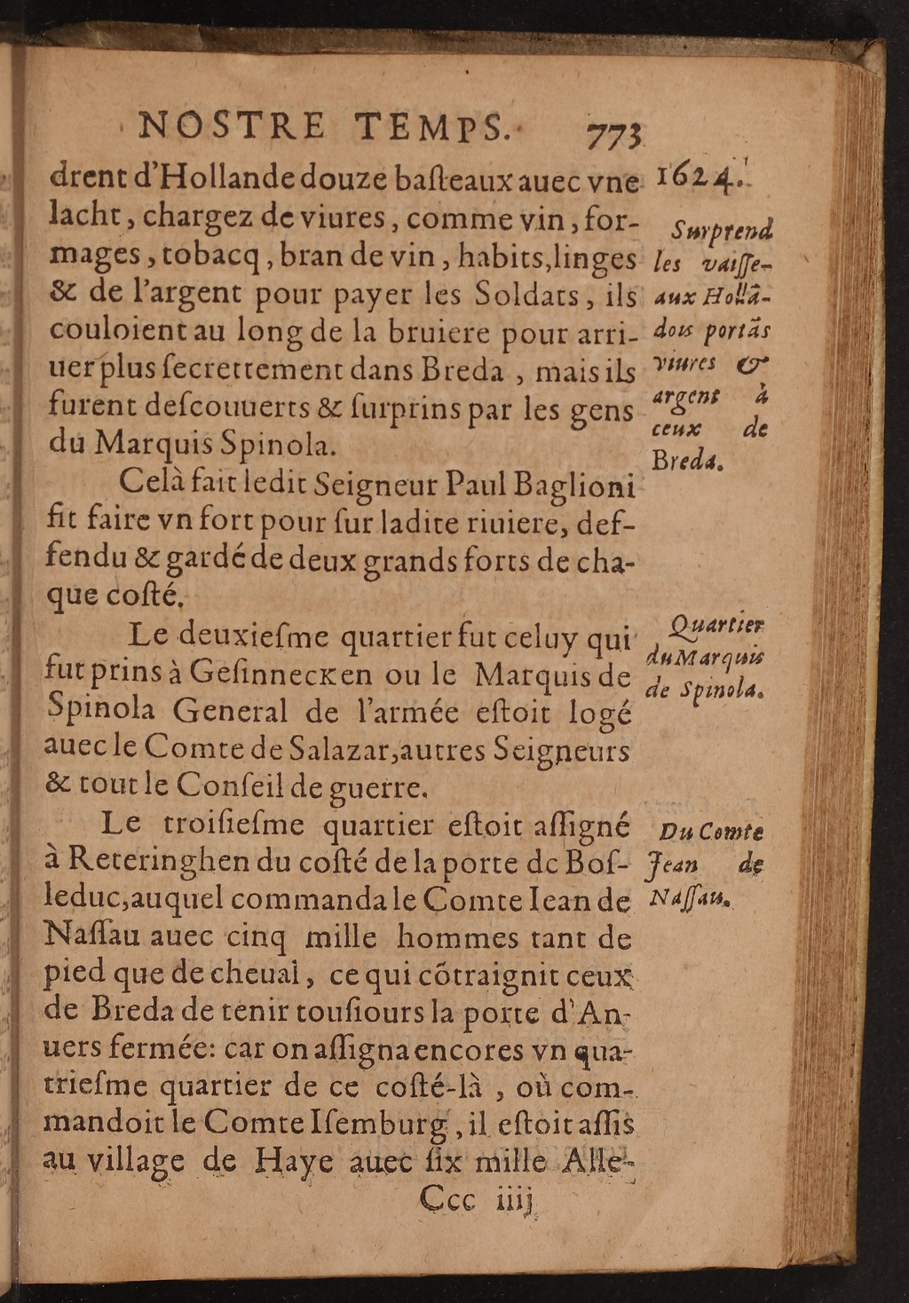 1626 - Joseph Bouillerot - Trésor de l’histoire générale de notre temps - BnF Arsenal