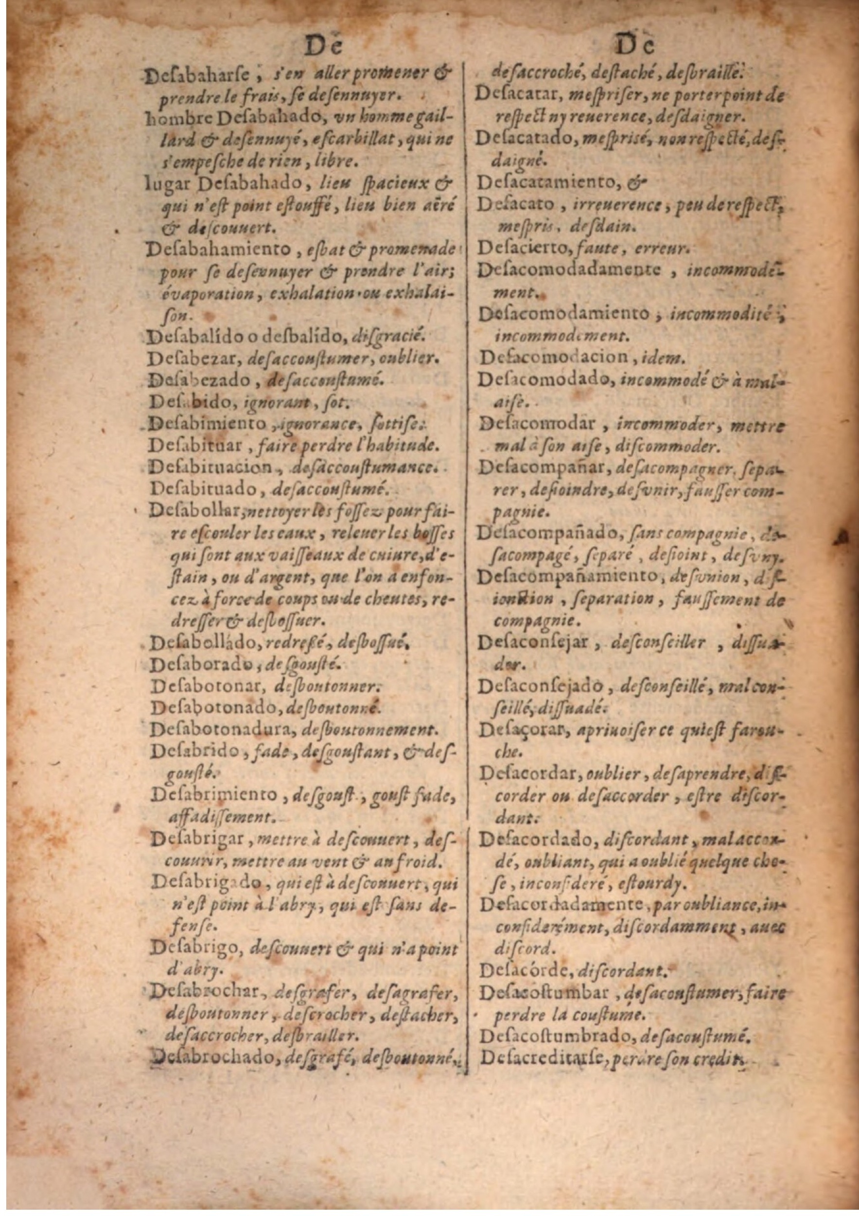 1645 - A. de Sommaville et A. Courbé - Trésor des deux langues espagnole et française - BSB Munich 1645 - A. de Sommaville et A. Courbé - Trésor des deux langues espagnole et française - BSB Munich
