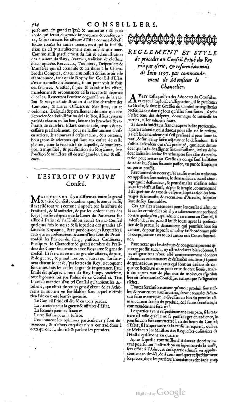 1629 - Veuve Nicolas Buon - Trésor du droit français (21754 T. 1) - BM Lyon
