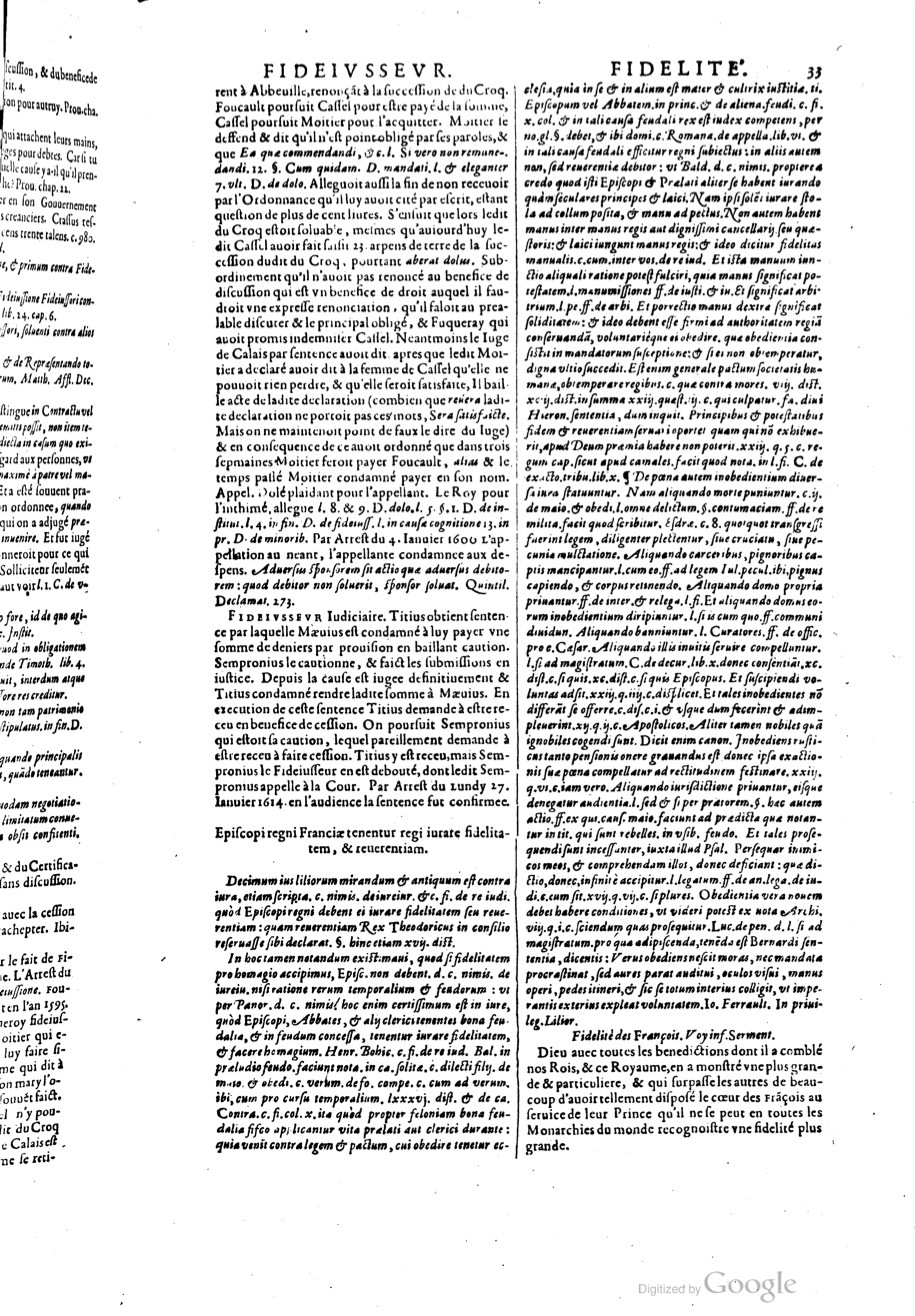 1629 - Veuve Nicolas Buon - Trésor du droit français (29620 T. 2) - BM Lyon