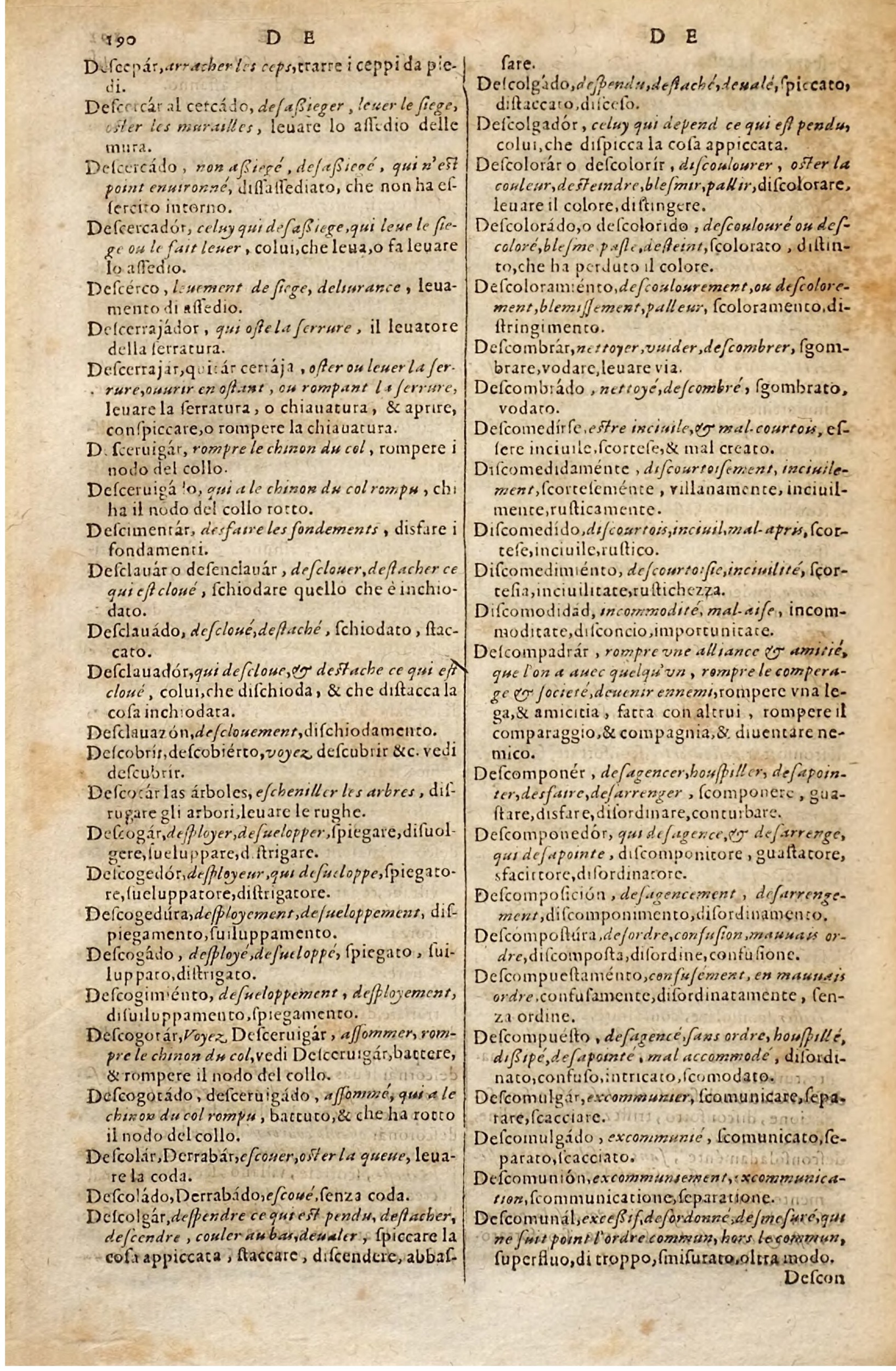 1627 - Jacques Crespin - Trésor des trois langues - Regensburg